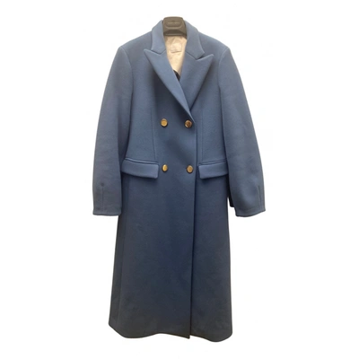 Pre-owned Merci Coat In Turquoise