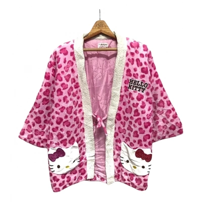 Pre-owned Hello Kitty Velvet Jacket In Pink