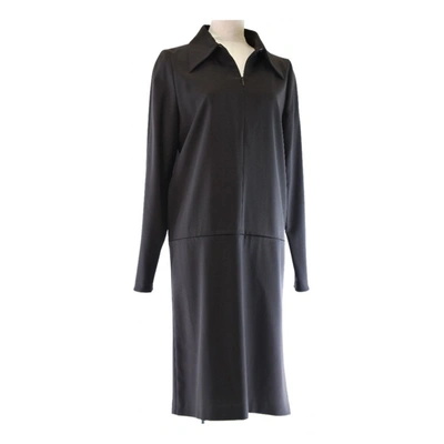 Pre-owned Gucci Wool Dress In Brown