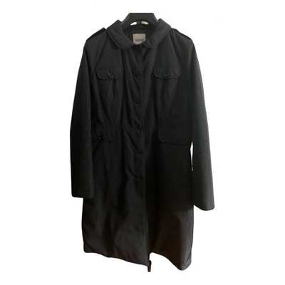 Pre-owned Aspesi Trench Coat In Black