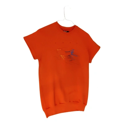 Pre-owned Raf Simons T-shirt In Orange
