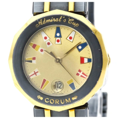 Pre-owned Corum Watch In Gold