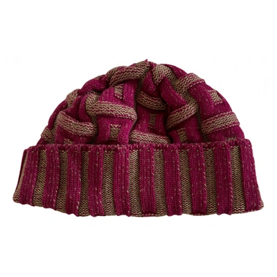 Pre-owned Missoni Beanie In Pink
