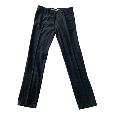 Pre-owned Department 5 Wool Trousers In Blue