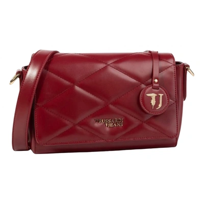 Pre-owned Trussardi Handbag In Burgundy