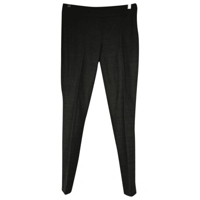 Pre-owned Jcrew Wool Trousers In Black