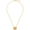 ANISSA KERMICHE RUBIES BOOBIES 24KT GOLD-PLATED NECKLACE