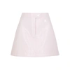 Courrèges Reedition Vinyl Mini Skirt In Light Pink