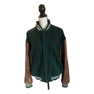 Pre-owned Polo Ralph Lauren Wool Jacket In Green