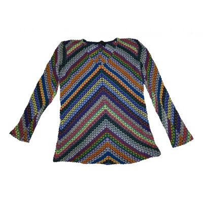 Pre-owned Marc Cain Wool Jumper In Multicolour