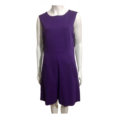 Pre-owned Diane Von Furstenberg Mid-length Dress In Purple