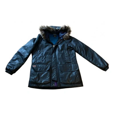 Pre-owned Paul Smith Parka In Navy