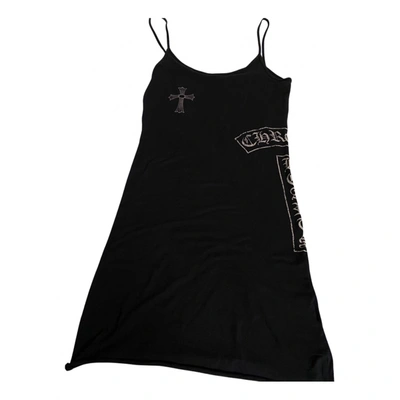 Pre-owned Chrome Hearts Mini Dress In Black