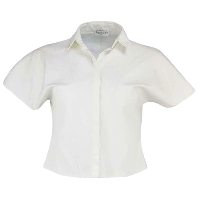 Pre-owned Vionnet Top In White
