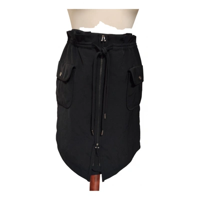 Pre-owned Hugo Boss Mini Skirt In Black