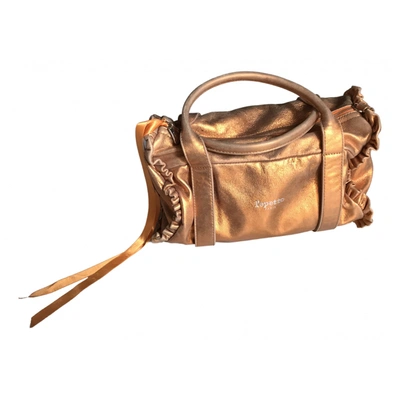 Pre-owned Repetto Leather Handbag In Orange