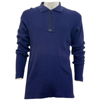 Pre-owned Dolce & Gabbana Pull In Blue