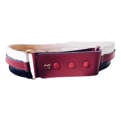 Pre-owned Nina Ricci Leather Belt In Multicolour