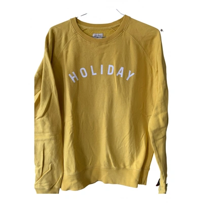 Pre-owned Holiday Boileau Sweatshirt In Yellow