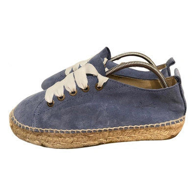 Pre-owned Manebi Espadrilles In Blue