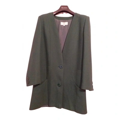 Pre-owned Valentino Wool Jacket In Green