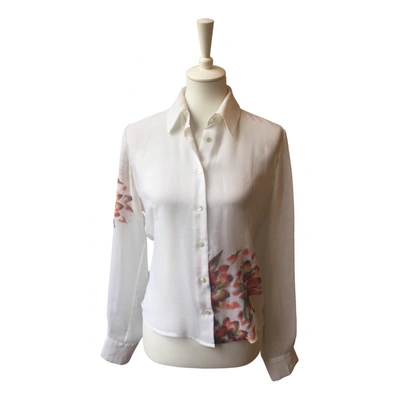 Pre-owned Emanuel Ungaro Blouse In White
