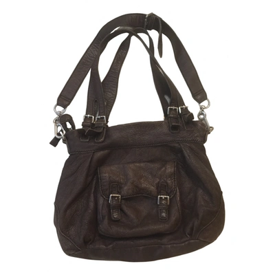 Pre-owned Liebeskind Leather Handbag In Grey