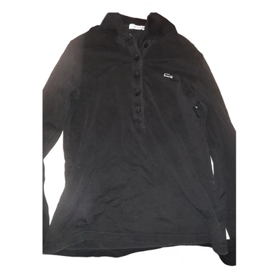 Pre-owned Lacoste Top In Black