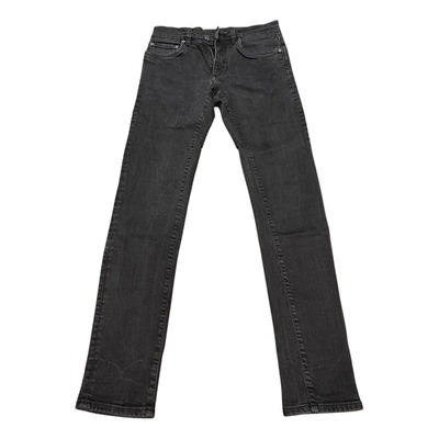 Pre-owned Dolce & Gabbana Straight Jeans In Anthracite