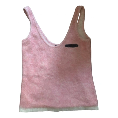Pre-owned Sonia Rykiel Wool Top In Pink