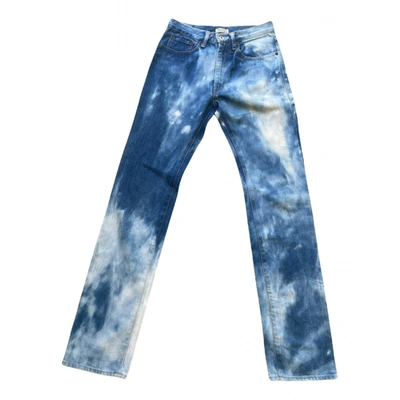 Pre-owned Hysteric Glamour Slim Jeans In Blue
