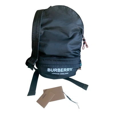 Pre-owned Burberry Paddy Cloth Bag In Black