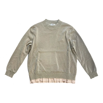 Pre-owned Acne Studios Jumper In Gold