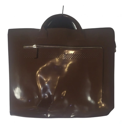 Pre-owned Dries Van Noten Leather Bag In Brown