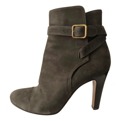 Pre-owned Michel Vivien Ankle Boots In Grey