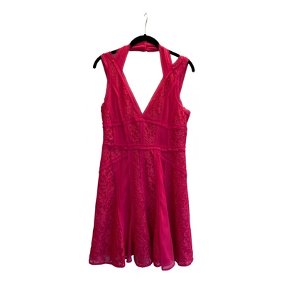 Pre-owned Mangano Mini Dress In Pink