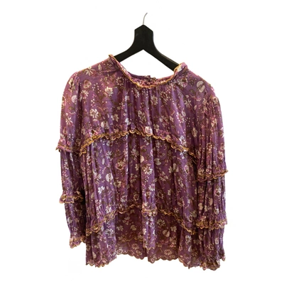 Pre-owned Isabel Marant Étoile Blouse In Purple