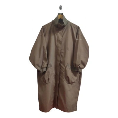 Pre-owned Issey Miyake Jacket In Brown