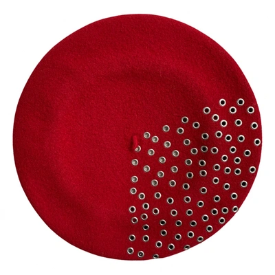 Pre-owned Dior Wool Beret In Red