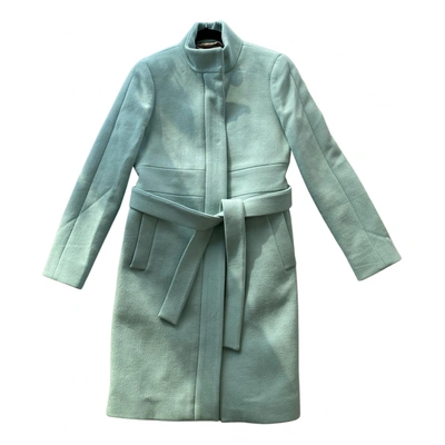 Pre-owned Jcrew Wool Coat In Green