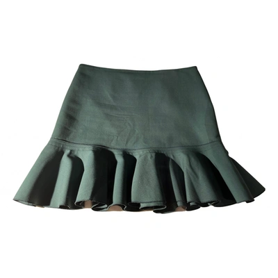 Pre-owned Victoria Victoria Beckham Mid-length Skirt In Green