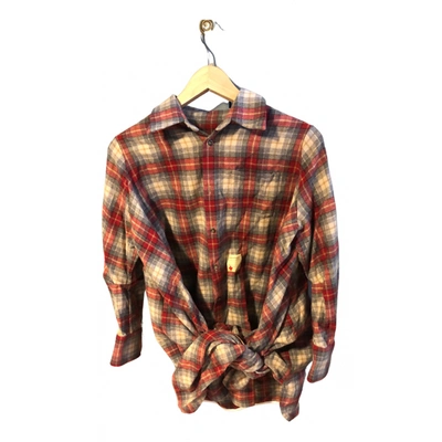 Pre-owned Dsquared2 Wool Shirt In Multicolour