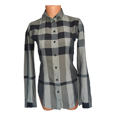 Pre-owned Burberry Shirt In Grey