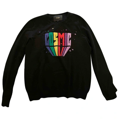 Pre-owned Maje Fall Winter 2020 Cashmere Sweatshirt In Black