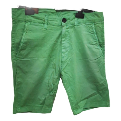Pre-owned Pepe Jeans Bermuda In Green