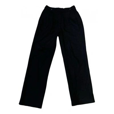 Pre-owned Rag & Bone Wool Large Pants In Black