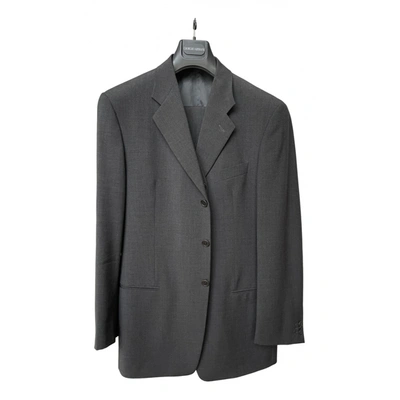 Pre-owned Giorgio Armani Suit In Grey