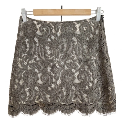 Pre-owned Clements Ribeiro Mini Skirt In Grey
