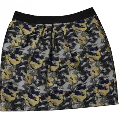 Pre-owned Clements Ribeiro Mini Skirt In Multicolour