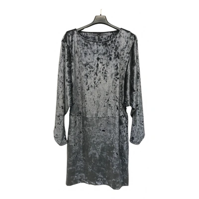 Pre-owned Manila Grace Mid-length Dress In Silver